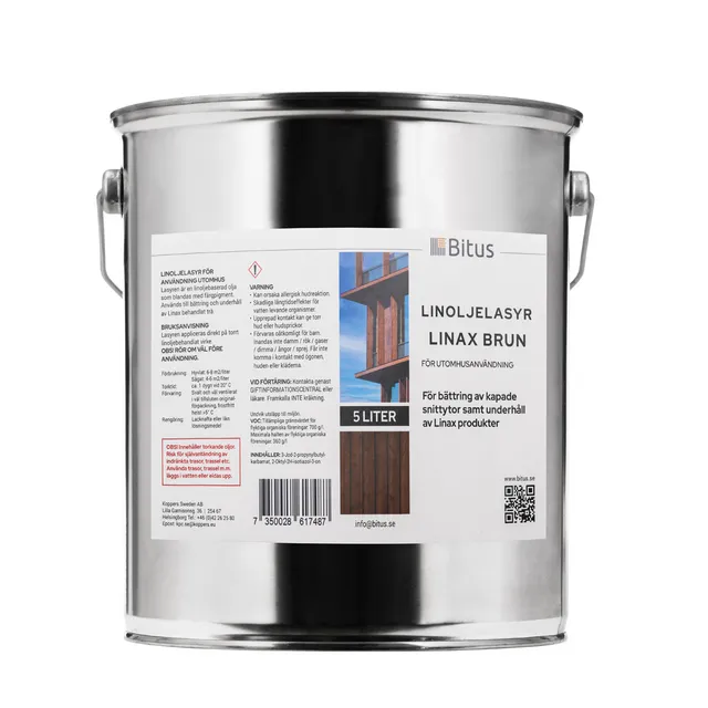 OLJA LINAX BRUN 5L | Beijerbygg Byggmaterial