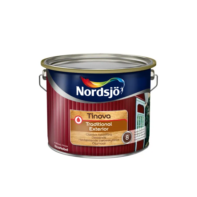 OLJETÄCKFÄRG TINOV SVART 2,5L 337 TRAD EXTERIOR | Beijerbygg Byggmaterial