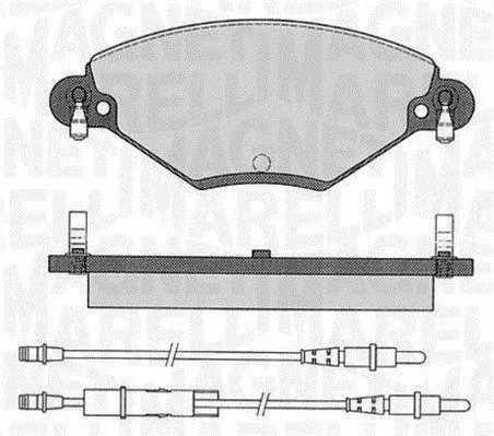 Bromsbelägg MAGNETI MARELLI 363916060181