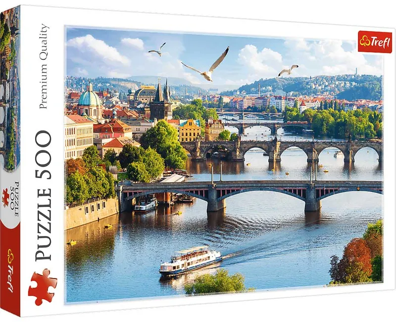 Pussel – Prag, Tjeckien 500 Bitar