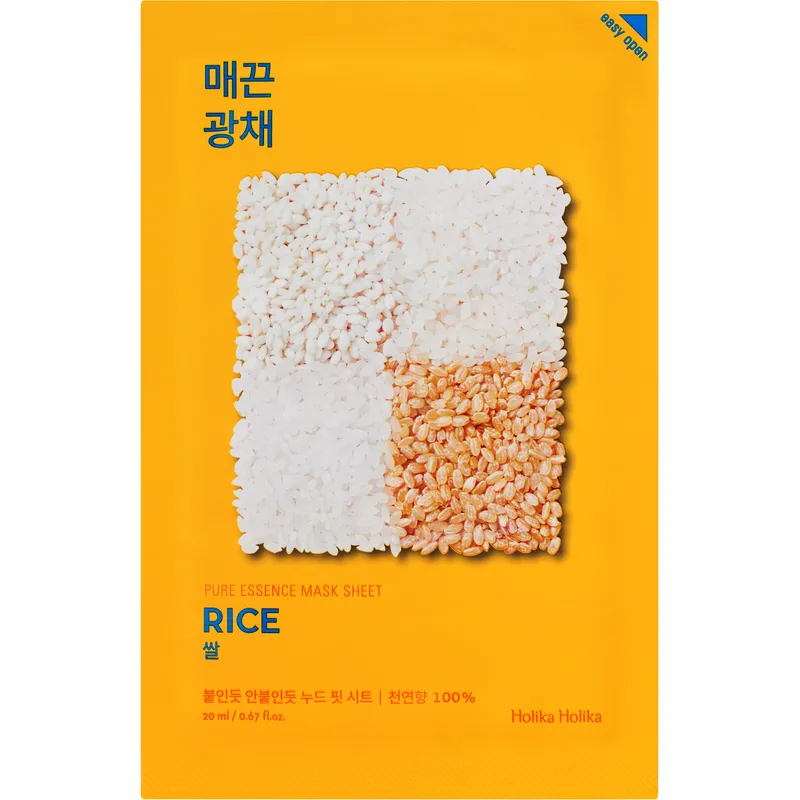 Holika Holika Pure Essence Sheet Mask Rice – 20 ml