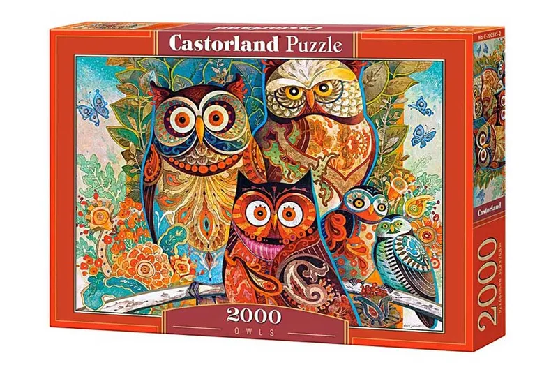 Castorland Pussel - Ugglor 2000 Bitar
