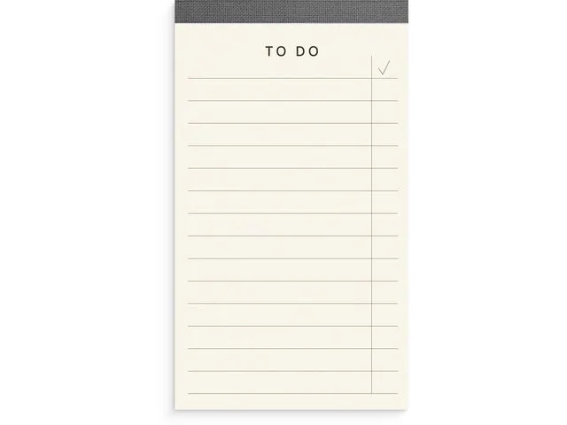 Anteckningsblock To Do Textil, Burde