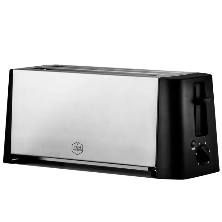 OBH NORDICA Design inox Brödrost 4 Brödskivor Rostfritt Stål 2234