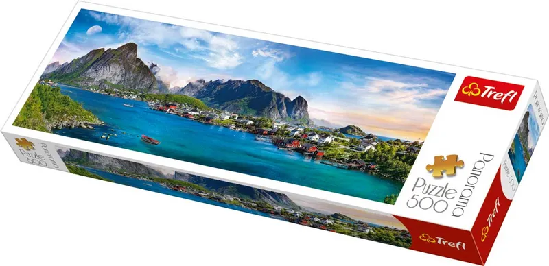 Panorama Pussel – Lofoten, Norge 500 Bitar