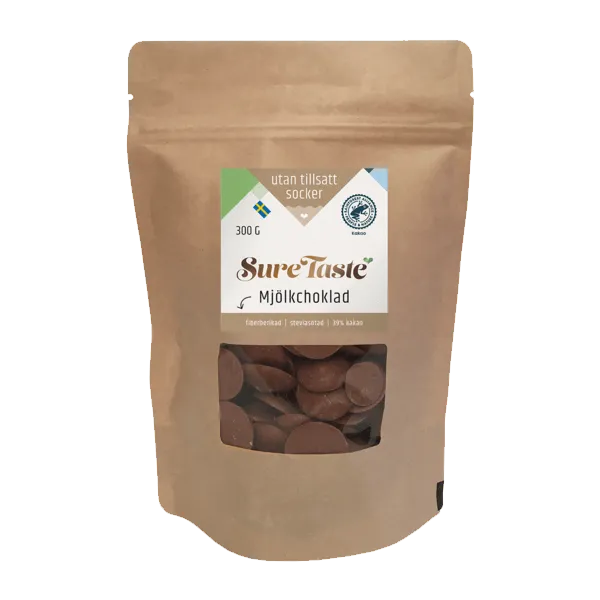 3 för 2 | Sure Taste Chokladpellets Mjölkchoklad 300 g