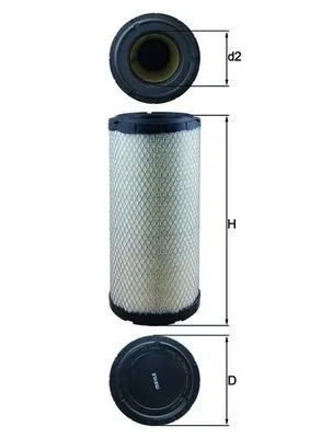 Luftfilter MAHLE LX 1241