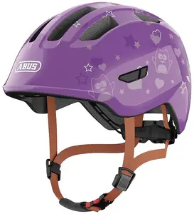 Abus Smiley 3.0, Cykelhjälm, Junior, Purple Star (#2590)