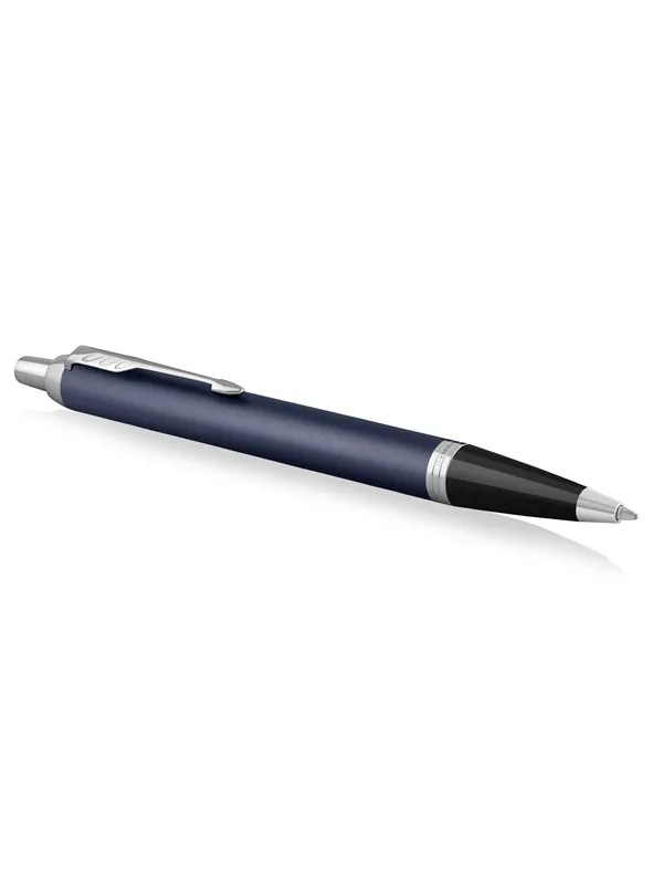 Parker IM-penna | matt blå | Medium spets med blått bläck | Presentförpackning