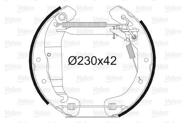 VALEO 554771 Trumbromssats
