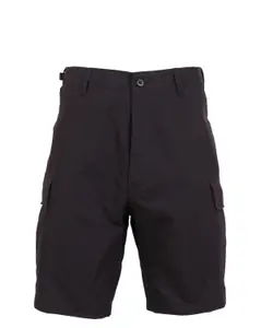 Rothco BDU Shorts i Rip-Stop Svart (#4749)