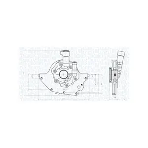 Oljepump MAGNETI MARELLI 351516000097