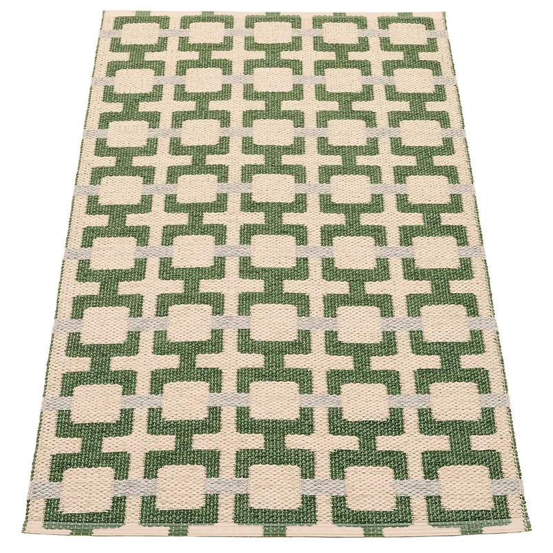 Pappelina, Tom matta Leaf/Cream/sage 70 x 120 cm
