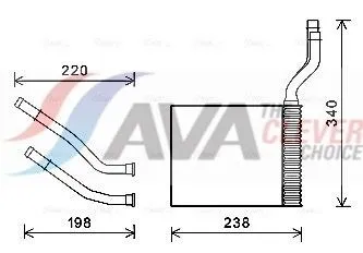 Värmepaket AVA COOLING SYSTEMS FD6464