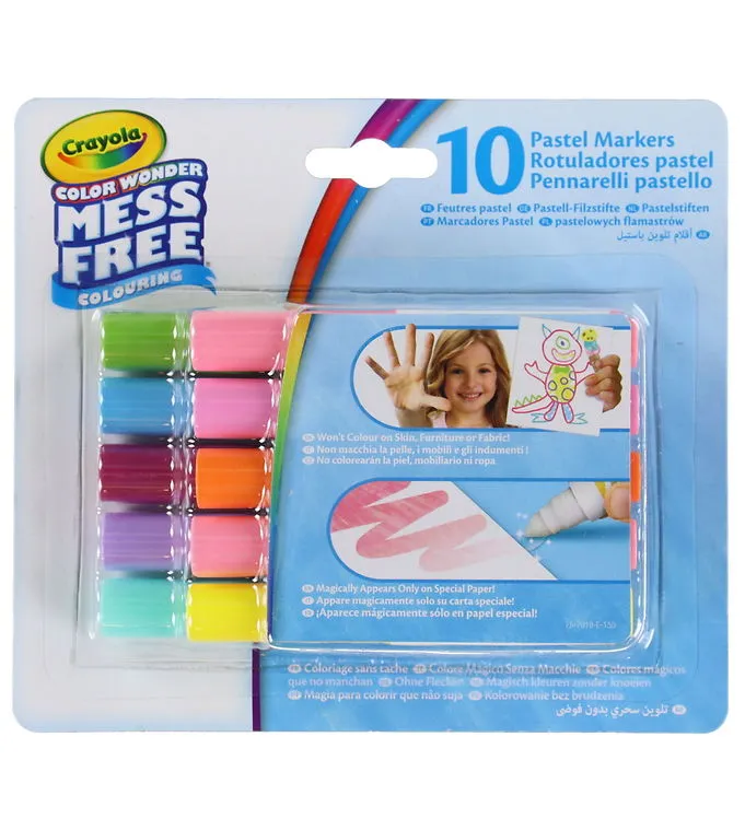 Crayola Tuschpennor - 10 st. - Färgunderverk - Pastel