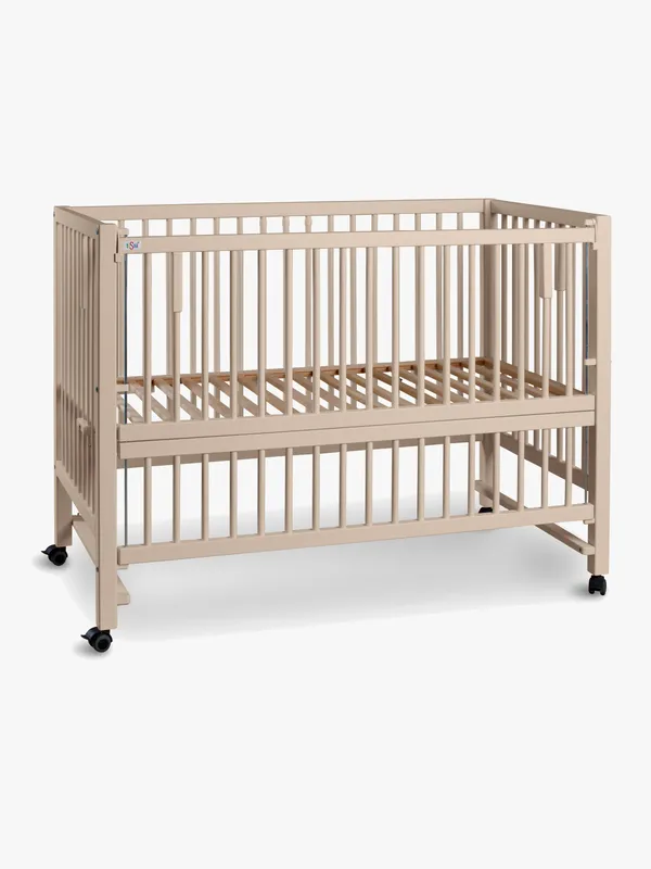 tiSsi XXL Bedside Crib HAJO 120×60, Silk Beige