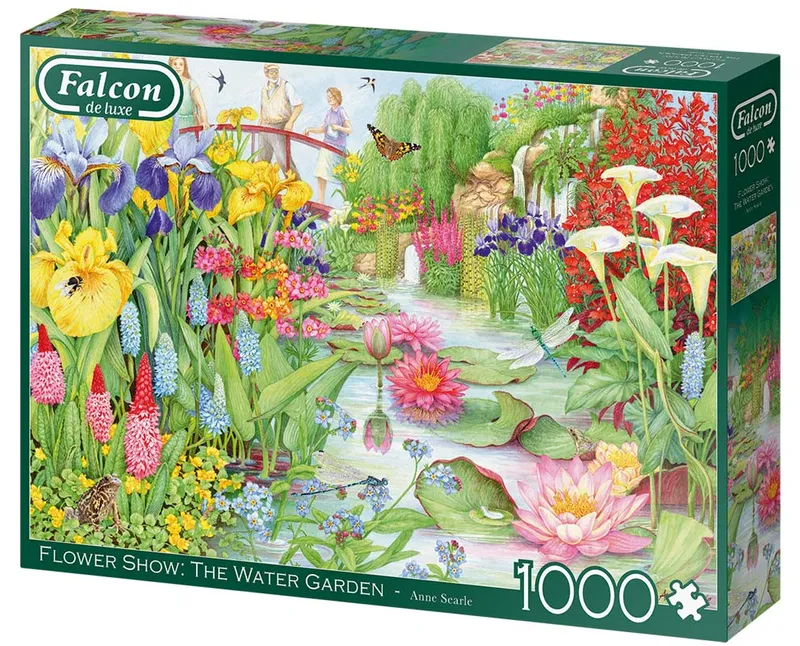 Pussel – Blomshowen: Vattenträdgården 1000 Bitar
