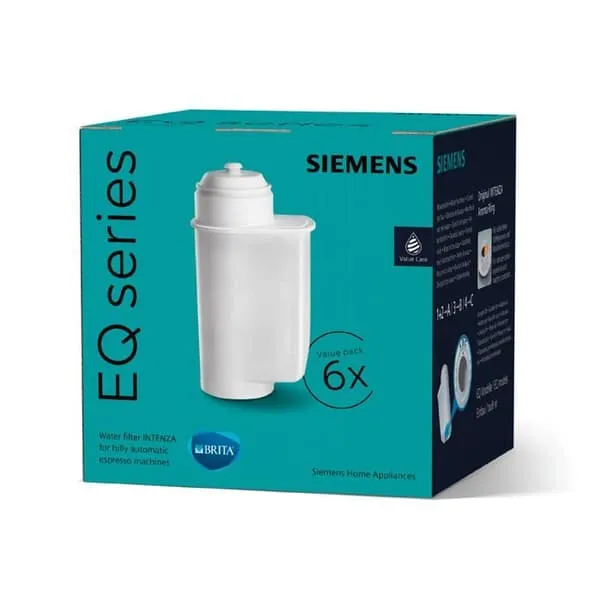 Vattenfilter – Siemens – TZ70063A – Paket med 6 – Minskar hårdheten – Justerar kranvattnet