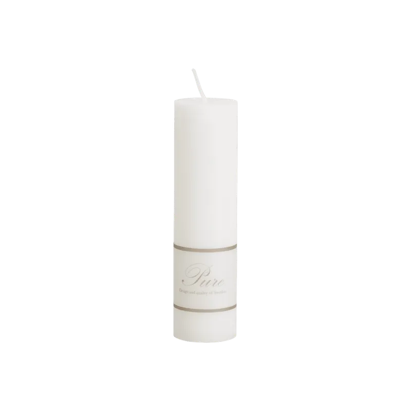 Stearinljus Pure - Blockljus 40x150mm vit