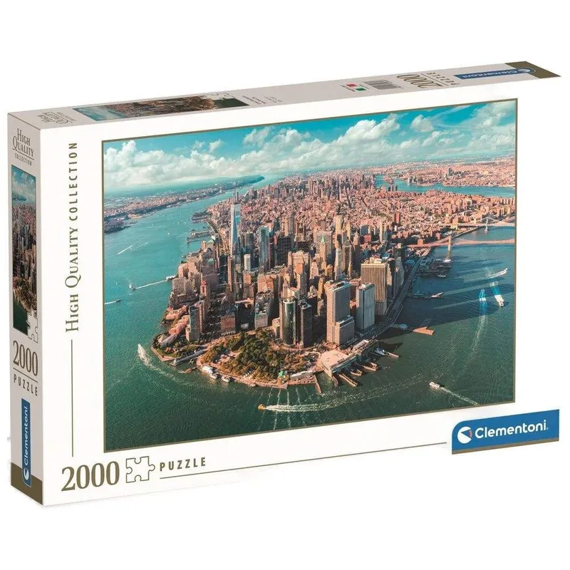 Högkvalitativt pussel i Lower Manhattan, New York City, 2000 bitar