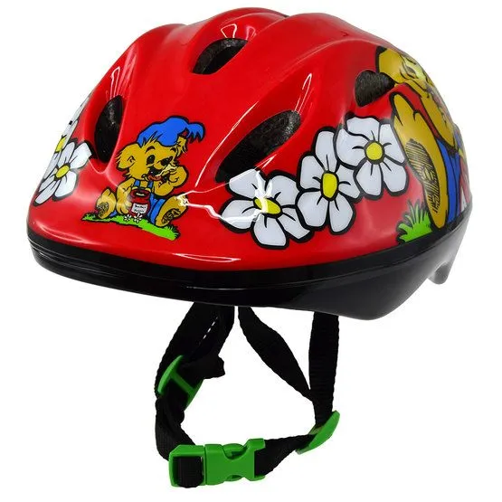 Cykelhjälm Bamse Röd – Bamse – Leksaksaffären