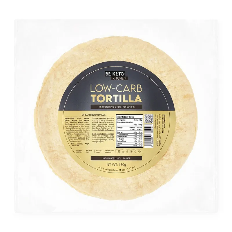 BeKeto Low Carb Tortilla 160 g