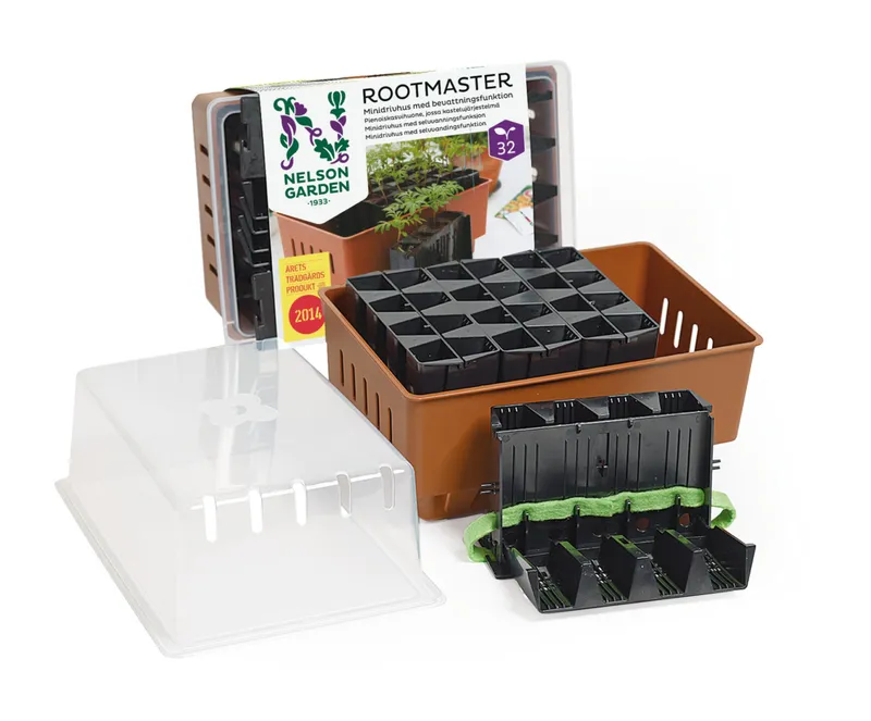 Nelson Garden Rootmaster Minidrivhus brun