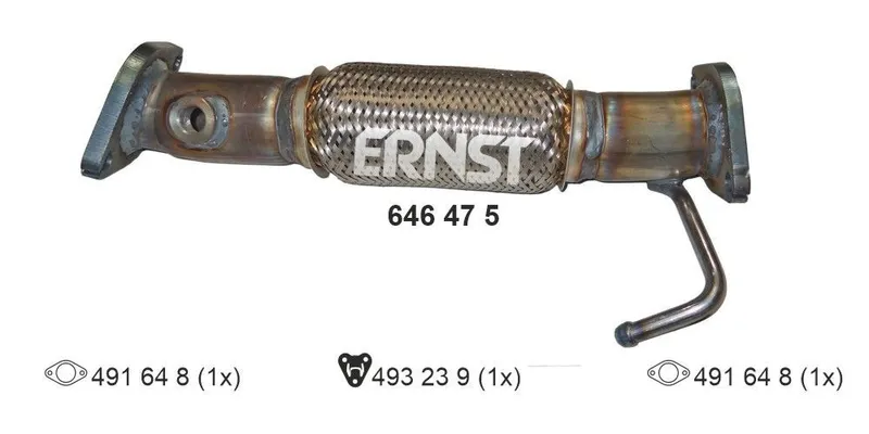 Avgasrör ERNST 646475