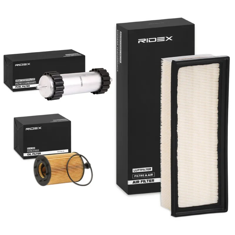 Filtersats RIDEX 4055F7517