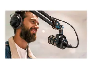 Rode PodMic broadcastmikrofon för podd och streaming