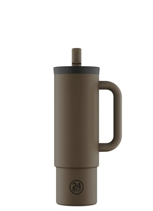 24Bottles - Straw Cup - Mocha - 800 ml