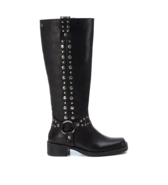 Xti för kvinnor. 14341501-NEGRO Stövlar 143415 svart (36), Karta, Zip, Casual