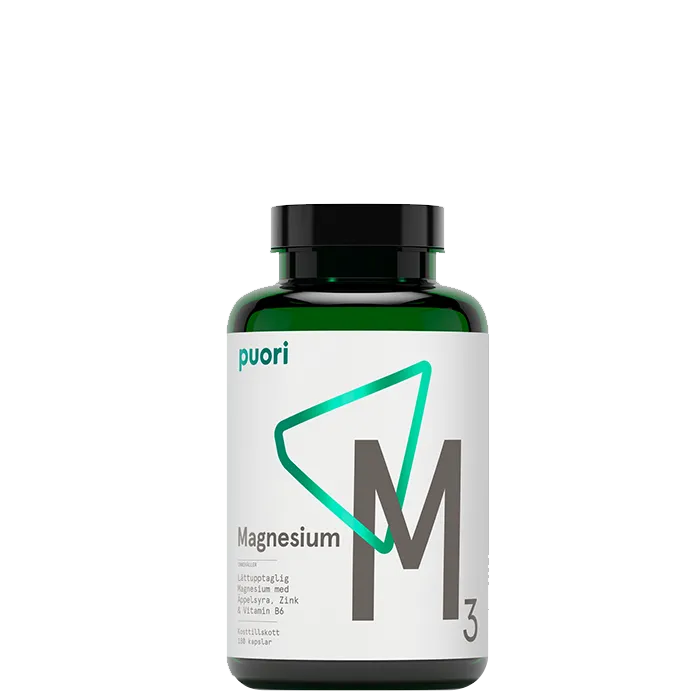 Puori M3 Magnesium & Zink 180 kapslar
