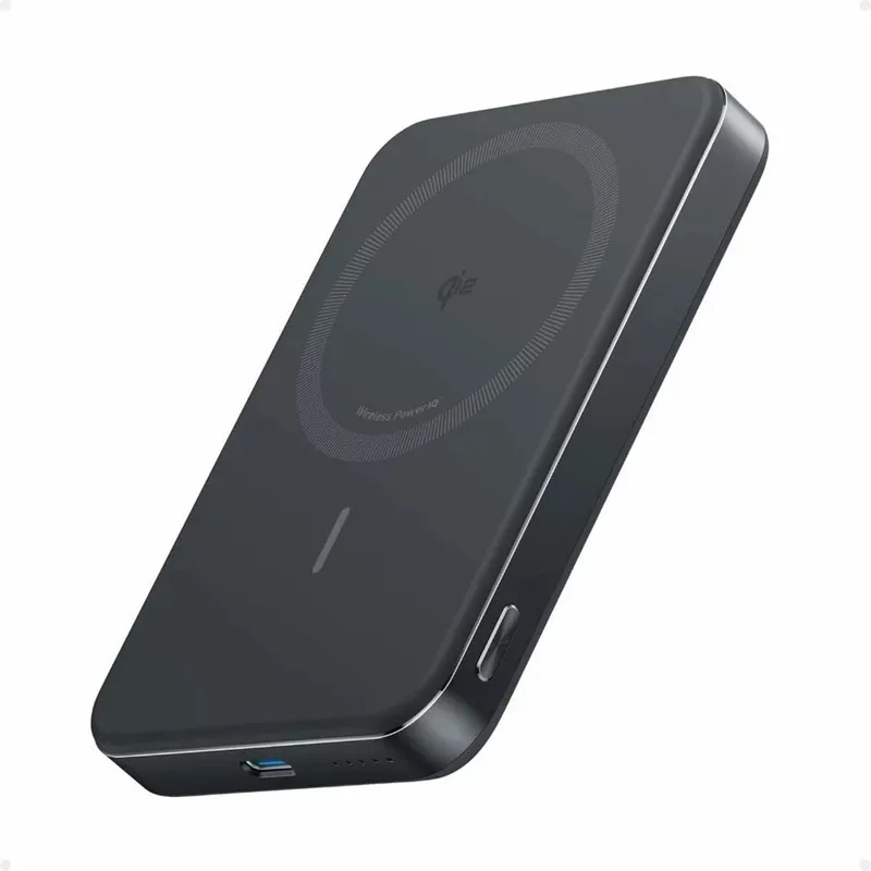 Anker MagGo Slim 10000 mAh Magnetisk Powerbank - 30W, Svart
