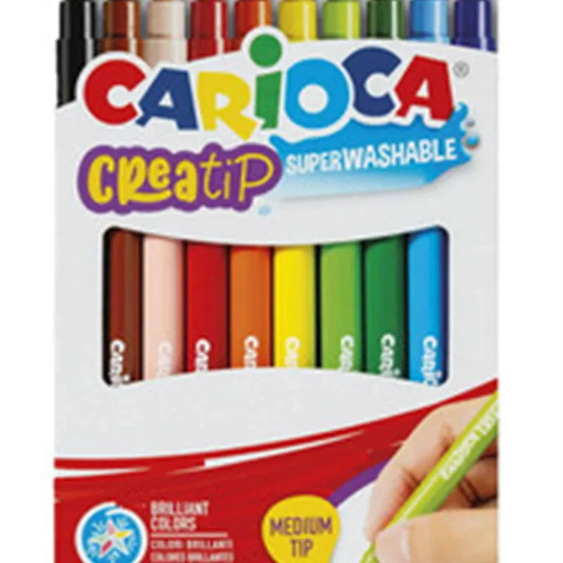 Carioca Fiberpennor Creatip 10-Pack