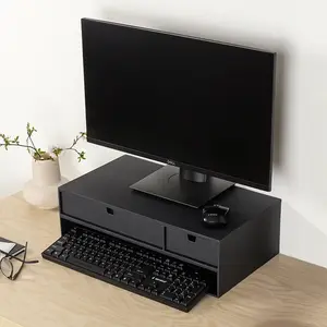 Laptopställ Ted med förvaring Black 48,5x26x15cm Bigso Box of Sweden