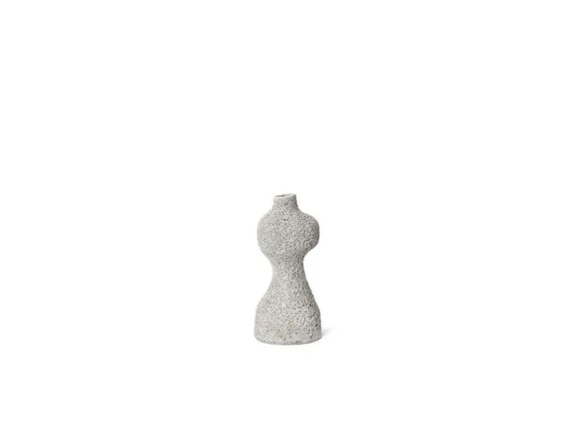 Ferm Living, Yara Vase – Medium – Grey Pumice
