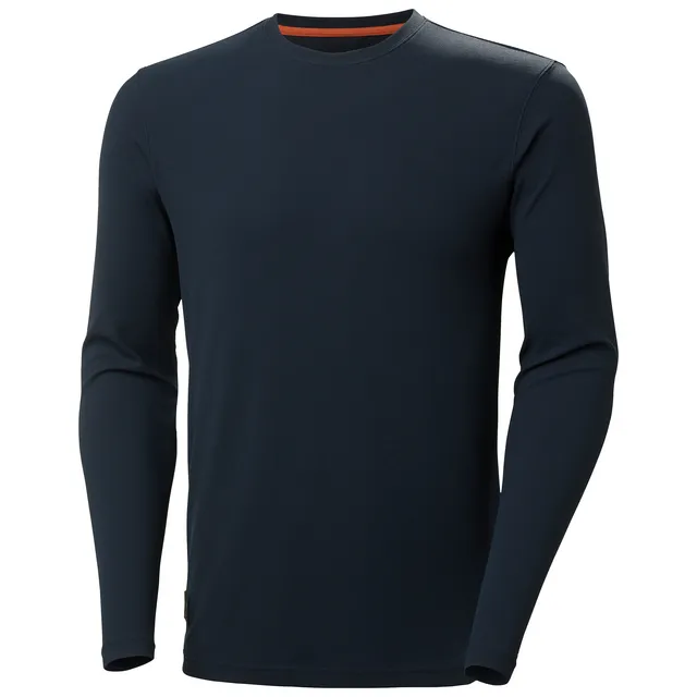 T-SHIRT 79329 TECH LÅNGÄRM MARINBLÅ L | Beijerbygg Byggmaterial