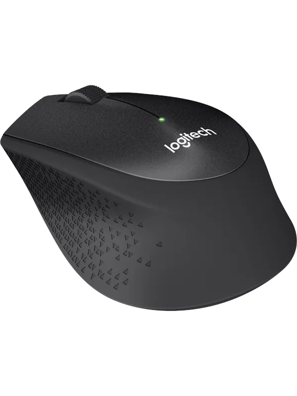 Logitech B330 Silent Plus - Mouse - Optic - 3 knappar - Svart
