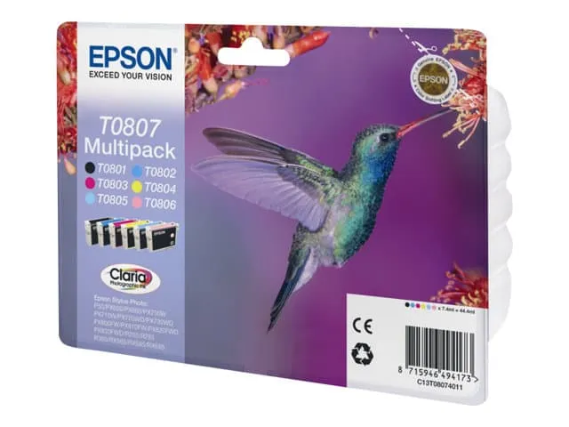 Epson Bläck Multipack T0801/2/3/4/5/6 - R265