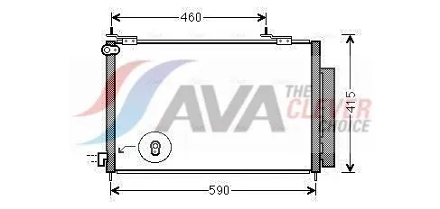 Kondensor, klimatanläggning AVA COOLING SYSTEMS HD5242D