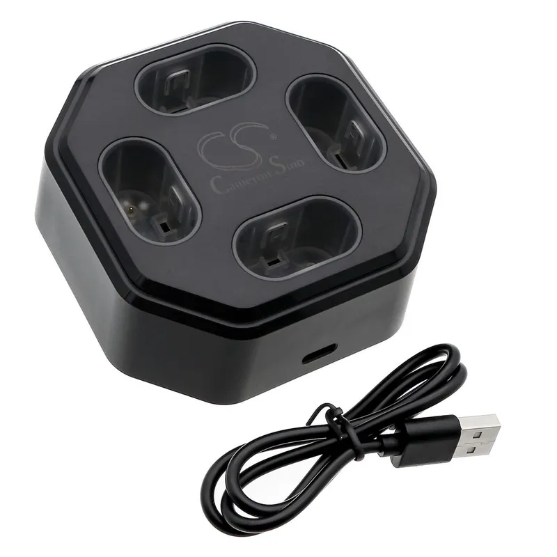 Laddningsstation för 4 batterier för Xbox XSS, Xbox XSX, Xbox X1, Xbox X1 Elite-kontroll