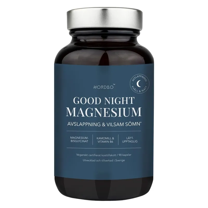 Good Night Magnesium 90 kapslar - Nordbo