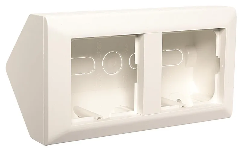 Elko EKO06769 Hörnbox vit, IP21