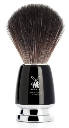 Syntetisk Rakborste RYTMO Resin Black - Black Fibre - M