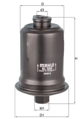Bränslefilter MAHLE KL 508