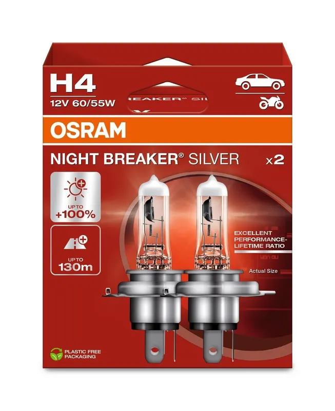 Glödlampa, fjärrstrålkastare OSRAM 64193NBS-2HB