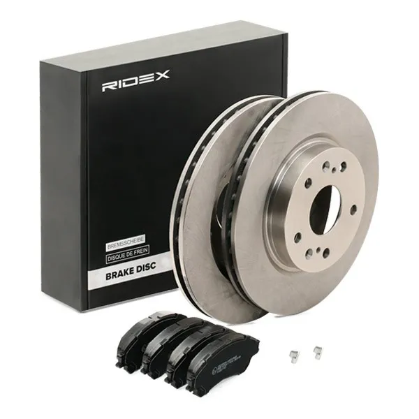 RIDEX 3405B1109 Bromssats, skivbroms