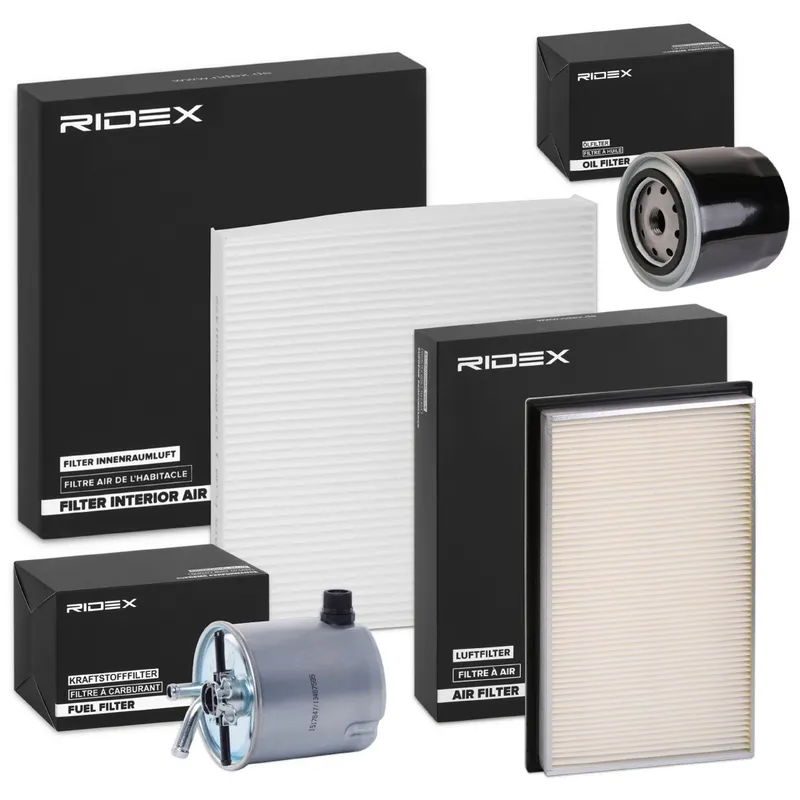 Filtersats RIDEX 4055F12442
