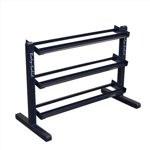 Hantelställ 102 cm, 3 hyllor